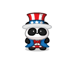 Patriotic Day Panda