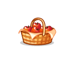 Juicy Basket of Apples