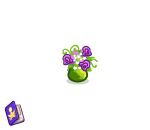 Wig-Out Violet Flower Vase