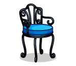 Elegant Sapphire Chair