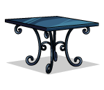 Elegant Sapphire Table