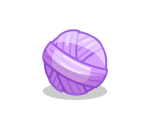Thumbelinas Purple Yarnball