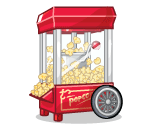 Popping Popcorn Machine