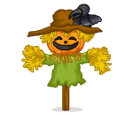 Happy Pumpkin Scarecrow