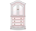 Luxurious Opal Dresser