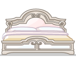 Luxurious Soft Opal Bed