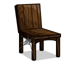 Spooky Old Wooden Chair