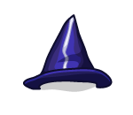 Halloweens Blue Wizard Hat