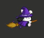 Flying Violet the Witch