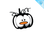 Halloween Penguin Pumpkin