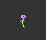 Precious Purple Neon Flower