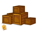 Stacks of Wooden Cases