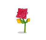 Akaii Origami Rose