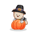 Pumpkin Lovin Pilgrim Teddy