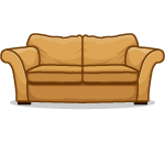 Velvety Tan Suede Couch