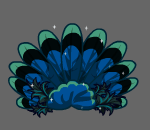 Royal Blue Turkey Feathers