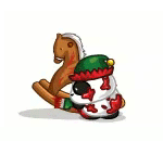 Elf with the Rocking Horse
