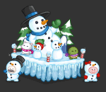 Winter Snowman Wonderland Float