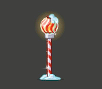 Candy Cane Lamp Post