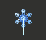 Crystal Snow Pinwheel