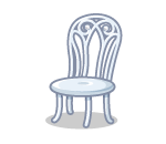 White Winter Garden Chair