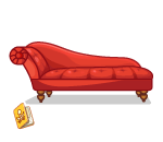 Relaxing Red Chaise