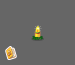 Small Golden Candle