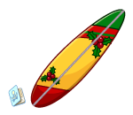 Merry Holiday Surfboard