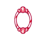 Marvelous Candy Cane Frame