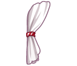 Peppermint White Drape