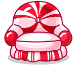 Comfiest Candy Cane Couch