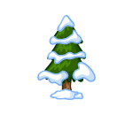 Snowy Small Holiday Tree