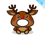 Basic Plushie Reindeer Suit