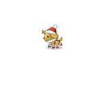 Pixel the Santa Dog