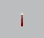 Kwanzaa Single Red Candle