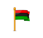 Flowy Kwanzaa Flag