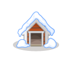 Snowy Dog House