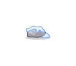 Small Snowy Rock