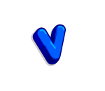The letter V