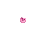 Pink Conversational Heart Candy
