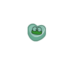 Frog Conversational Heart Candy