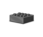 8-Peg Black Side Block