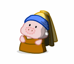 Pig with the Pearl Earring