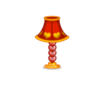 Golden Heart Lamp