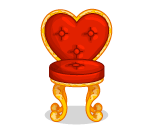 Golden Heart Chair