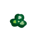 Plushy Shamrock Pillow